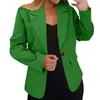 Nuevos colores 2025, estilo europeo y americano, blazer cárdigan de manga larga liso más vendido en otoño para mujer en Amazon y WISH