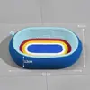 Nuevo Modelo Tablero Rascador Ovalado Cielo Estrellado para Gatos, Rascador Integrado Grande para Gatos, Bola Rascadora para Gatos, Recipiente Rascador para Gatos, Juguete para Gatos al por Mayor
