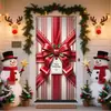 Cubierta de puerta del Grinch Navideño transfronteriza, decoración de puerta principal, colgante de puerta exterior para fiesta navideña, bandera feliz de monstruo navideño