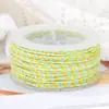 Fio de algodão de três cores de quatro fios Boting, pulseira de cordão colorido trançado feito à mão DIY, cordão para alça, resistente ao desgaste, material de cordão sem trama