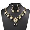 Conjunto de tres piezas de tiara de corona, accesorio para el cabello, collar, pendientes, diadema de corona de novia princesa, accesorios para vestido de novia
