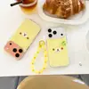 Funda simple de trébol de cuatro hojas tridimensional Rilakkuma adecuada para iPhone 17 Pro Max, Apple 16, 15/14/13