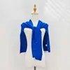 Chal de punto de color liso para mujer, mezcla de seda y lana, capa grande en forma de T para primavera y otoño, para habitaciones con aire acondicionado, chal pequeño gris claro