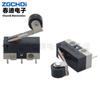 Interruptor de ratón de mango curvo táctil de tres patas 1A125V AC KW10-3Z-0204 microinterruptor pequeño