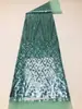 Bordado de lentejuelas bordado de lentejuelas tela de malla tela bordada con flor tridimensional adecuada para ropa formal faldas de escenario vestidos