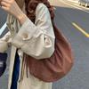 Moda Retro Bolso de Hombro Plegado Mate tipo Dumpling para Mujer Otoño 2025 Nuevo Bolso de Hombro Retro