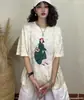 Camiseta Informal Amplia de Dibujos Animados Nueva de Verano para Niñas, Reductora de Edad, Moda Talla Grande, Top Informal Versátil, Venta al por Mayor