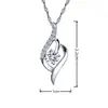Collar Colgante Coreano de Moda Más Vendido para Mujer Cadena Corta para Clavícula a la Moda Coreana con Incrustaciones de Diamante Generación Masiva de Cabello