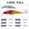 Nova Isca Luya Mino Peso Grande Submersível Lançamento Ultra-Longo Isca Simulada Isca Falsa Isca Falsa Equipamento de Pesca