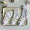 Calcetines Gruesos de Algodón para Hombre para Otoño e Invierno, Calcetines de Media Pantorrilla Absorbentes del Sudor y Resistentes al Olor, Calcetines Blancos Largos Deportivos Antibacterianos Zhuji