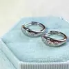 Pendientes Dorados Franceses Exquisitos para Mujer, Elegantes Pendientes de Aro, Lujo Accesible y de Gama Alta, Nuevos Pendientes Únicos 2025