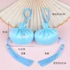 Bolsa Hanfu Tradicional de Color Liso Estilo Chino, Accesorio Colgante para el Festival de Medio Otoño, Accesorio Portátil, Bolsita Vacía, Atracción Turística, Tendencia Nacional, Bolsa de Incienso de Bendición