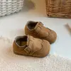 Zapatos Retro Birkenstock para Niños 2026 Otoño Nuevo Estilo Zapatos Individuales para Niñas Suela Suave Antideslizantes Casuales Moda Estilo Bosque Zapatos Pequeños de Cuero