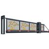 Fábrica de Porta Telescópica de Liga de Alumínio Elétrica Porta Linear Unidade Escolar Controle Remoto Porta Dobrável Deslizante Porta Deslizante