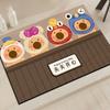 Alfombra de Piso Absorbente de Barro Diatomeo para Puerta de Baño Alfombra Antideslizante para Baño Inodoro Alfombra Personalización de Baño