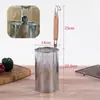 Acero Inoxidable 304 Tamiz de Polvo Mala Tang Cuchara Coladora Reforzada Red de Filtro para Hervir Fideos Cesta para Servir Maocai Cuchara para Escurrir Verduras Blanchadas Cuchara para Fideos Comercial