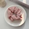 Celebridade da Internet da Coreia do Sul tecido ins elástico de cabelo de cólon grande cor sólida twill elástico de cabelo corda de cabelo elástico bolas de cabelo para coque doce adorno de cabeça