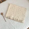 Gaze dupla para ar condicionado é atacado 110*130cm colcha fina de gaze para maternidade e infantil algodão doce amassado cobertor