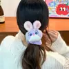 Lindo Lazo para el Cabello de Muñeca de Mascota para Niñas, Cuerda para el Cabello de Dibujos Animados Dulce, Accesorio para el Cabello de Cola de Caballo de Invierno, Adorno de Peluche para Peinados de Moño