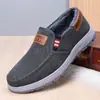 Zapatos Casuales de Tela Lavada para Hombre, sin Cordones, para Invierno, con Forro de Felpa, Ligeros, Cómodos para Papás de Edad Media y Mayores, Suela Suave