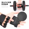 Esportes Fitness Proteção da Palma Levantamento de Peso Equipamento Haltere Proteção da Palma Quatro Dedos Treino Barra Horizontal Luvas Meio Dedo com Assistência de Potência Preto