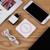 Base de carregamento rápido sem fio eletrônica de 10W carregador de smartphone dispositivo de carregamento rápido sem fio para celular tesouro de carregamento criativo