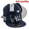 Novo Boné da Liga de Baseball Aa Yankees Dodgers Casual Não Ajustável Boné de Sol com Aba Reta Boné Bordado Tamanho