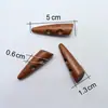 Botón de Cuerno Imitación Madera Botón de Olivo de Madera Hebilla de Abrigo de Madera para Otoño e Invierno Hebilla de Zapato de Doble Agujero