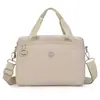 Bolso cruzado moderno de múltiples capas para mujer, estilo coreano simple, mochila impermeable de nailon, bolso pequeño individual para mujer, repelente al agua