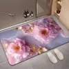 Envío Transfronterizo de Alfombrillas para Piso de Baño, Alfombrillas de Piso de Barro de Diatomeas, Felpudos Absorbentes de Agua y de Secado Rápido para Baño, Alfombrillas Antideslizantes para Puerta de Baño