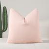 Fundas de Almohada Decorativas para el Hogar Minimalistas Nuevas Cuidadosamente Seleccionadas, Color Sólido Felpa de Terciopelo Cómodas y Refrescantes Fundas de Almohada para Sofá y Ventana de Mirador