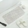 Alfombrilla de Piso de Silicona Masaje Antideslizante Baño Regadera Bañera PVC Forma Irregular Ventosa Alfombrilla para Pies