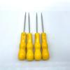 Fábrica em estoque plástico amarelo vermelho pedra sola de couro perfuração ferramenta de costura doméstica Furador