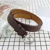 Cinto de moda feminino coreano estilo retrô bf estudante Joker chic fivela fina decorativa jeans com uma geração de cabelo