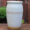 Macetas de Boca Ancha para Rosas, Plantas Verdes, Macetas de Arcilla Púrpura, Macetas Altas Hechas a Mano Vintage, Macetas Transpirables de Cerámica Gruesa para Buganvilias