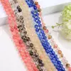 Té Sandía Cuentas Sueltas Cabello Artificial Cristal Redondas para Joyería DIY Accesorios Pulsera de Cristal Pulsera Semi-terminada Cuentas