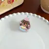 Clipe de vedação para cachorro Dachshund coração de menina clipe de PP menina estudante estilo ins clipe de cauda longa clipe para anotações pequenas estilo fofo de desenho animado