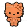Nuevos Zapatos de Cueva de Halloween Decorativos Dibujos Animados Lindos Zapatos de Hello Kitty Hebilla de Zapato de Flor Especial Transfronterizo de Amazon Para en stock