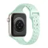 Adequado para Pulseiras Apple Watch iWatch S12/S10/9/8/Ultra3/Se Cintura Pequena Pulseira de Relógio de Silicone com Três Contas