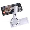 Lámpara 3LED UV fluorescente detector de dinero 7 veces 55mm de mano HD lectura lectura identificación nueva lupa de plástico