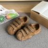 Zapatos de Entrenamiento Alemanes Retro con Velcro, Aumentadores de Altura Internos, Lindos, Suela Gruesa, para Mujer, Novedad Popular Primavera y Otoño 2025, Zapatos Casuales para Mujer