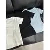 Camiseta de Manga Corta con Cuello en U Estilo Coreano para Mujer, Verano 2026, Estilo Básico Sencillo, Top Ajustado, Camiseta de Capa Base