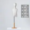 Soporte de Exhibición de Medio Cuerpo para Maniquíes Infantiles para Tienda de Ropa Infantil, Soporte de Maniquí de Cuerpo Entero para Niños y Niñas
