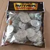 Moeda de Ouro Plástico Pirata Moeda de Ouro Fichas de Jogo Loteria Moeda de Ouro Brinquedos Infantis Outlet de Fábrica