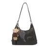 Bolsa de Mano Retro Estilo Coreano al por Mayor Bolsa Pequeña Bolso de Mujer 2026 Otoño Nuevo Bloque de Color Parche Bolso de Hombro Único Mochila Versátil