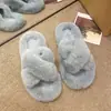Sapatos Femininos Atmosféricos Moda Transfronteiriça Versátil Casual Temperamento Dopamina 2026 Estilosos Pantufas de Pelúcia para Casa Outono Inverno