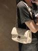 Bolsa Nicho Ins High-End Pequena Estilo Fragrância Bordado Fio Fecho Corrente Bolsa Moda Versátil Ombro Único Transversal para Mulheres