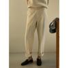 Calça Casual Reta de Algodão Puro para Mulheres Verão 2025 Design Han Dongdaemun Calças Oun*E
