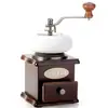 Molino de Café Manual Vintage con Mango de Madera y Núcleo de Cerámica para Preparación Manual de Granos de Café
