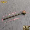 Accesorios de Pasador de Pestillo Antiguo Estilo Chino Nariz de Cerradura Manija Hebilla de Cerradura Cabeza de Pestillo Pequeño Mini Cabeza de Pestillo de Cerradura Pestillo de Latón Puro